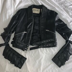 Nasty Gal 100% real leather jacket